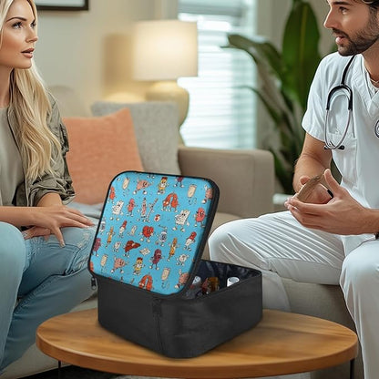 Family Medicine Storage Bag Pill Bottle Organizer - Image 2