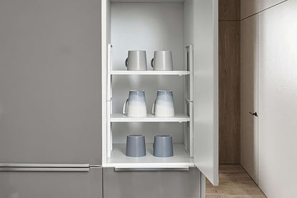 Nxconsu Cabinet Shelf Expandable Height Adjustable Shelf Organizer Riser - Image 9
