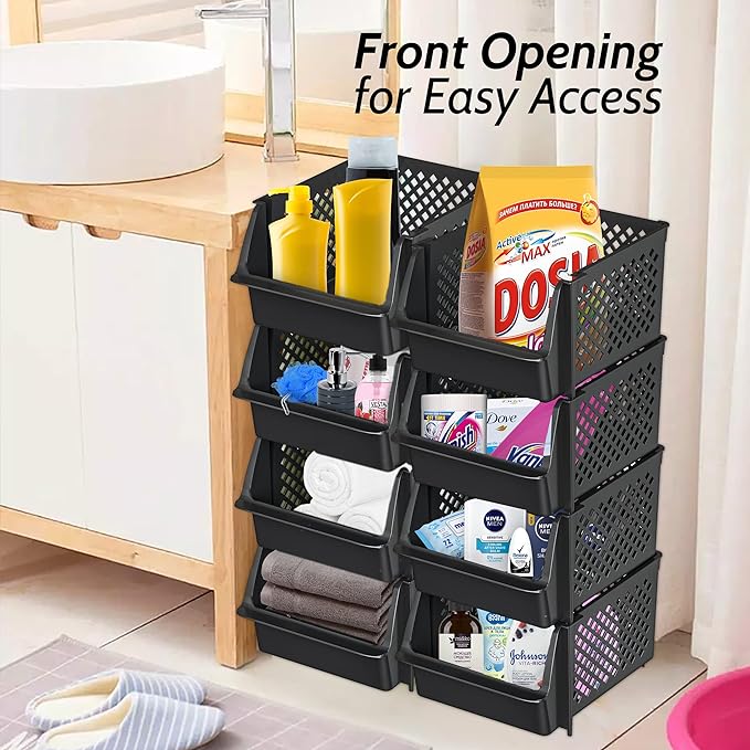 TidyFriend Stackable Storage Bins - Image 4
