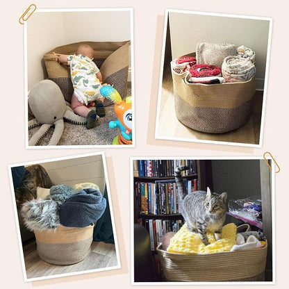 INDRESSME Extra Large Woven Baskets - Image 6