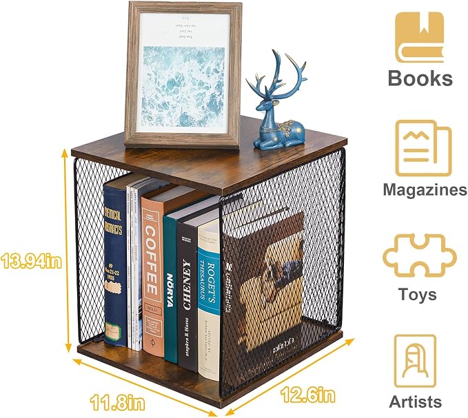 Dmevkic 3 Cube Vinyl Record Storage DIY Stackable 120-150 Records Visualize - Image 3