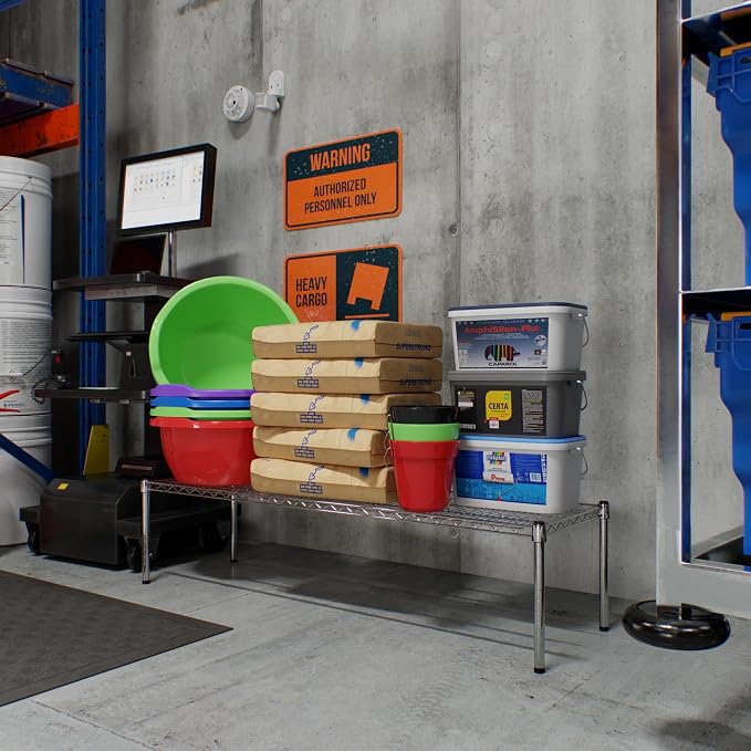 18" Deep x 60" Wide x 14" Height Wire Shelving Kit | 1-Tier | NSF Commercial - Image 5