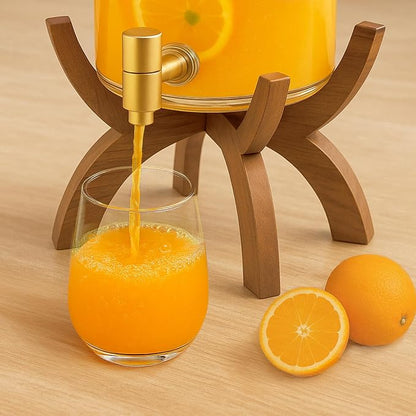 Glass Drink Dispenser, 1.5 Gallon Beverage Dispenser - Image 6