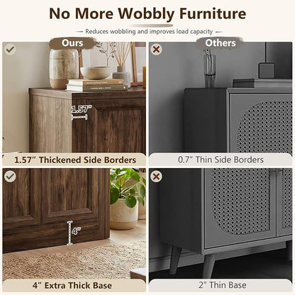 78.5" W Modern Buffet Cabinet - Image 5