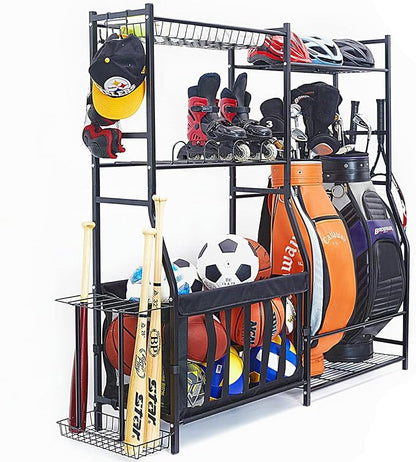WALMANN Garage Sports Equipment Organizer, Golf Bag Stand - Image 8