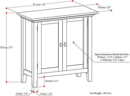 SIMPLIHOME Redmond Storage Cabinet - Image 3