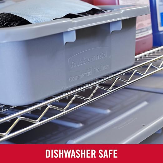Rubbermaid Commercial Products Standard Bus/Utility Box, Heavy Duty Plastic - Image 4