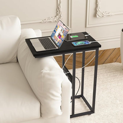 VECELO C Shaped End Side Table - Image 8