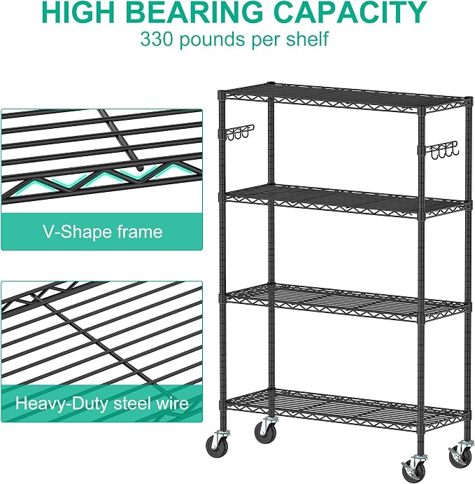 4-Tier Storage Shelving Unit - Image 5