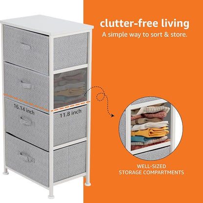 Amazon Basics Fabric 4-Drawer Storage Organizer Unit - Image 7
