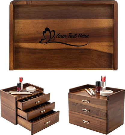 Shanik Personalized Wooden Jewelry Box by WORLDOFSHANIK