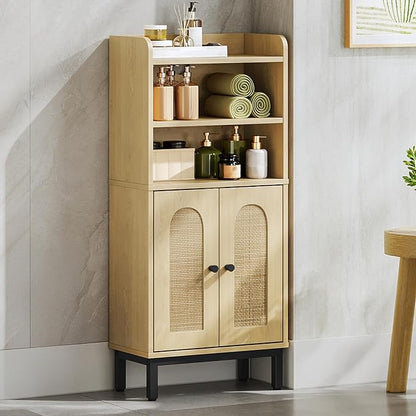 Hzuaneri Bathroom Storage Cabinet, Small Floor Cabinet - Image 4