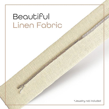 Novel Box 2 Pack Bracelet/Watch Ramp Beige Linen 2x8.25x2 Inches - Image 5
