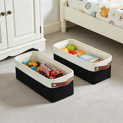 Bagnizer Small Fabric Storage Baskets, Decorative Basket - Image 7