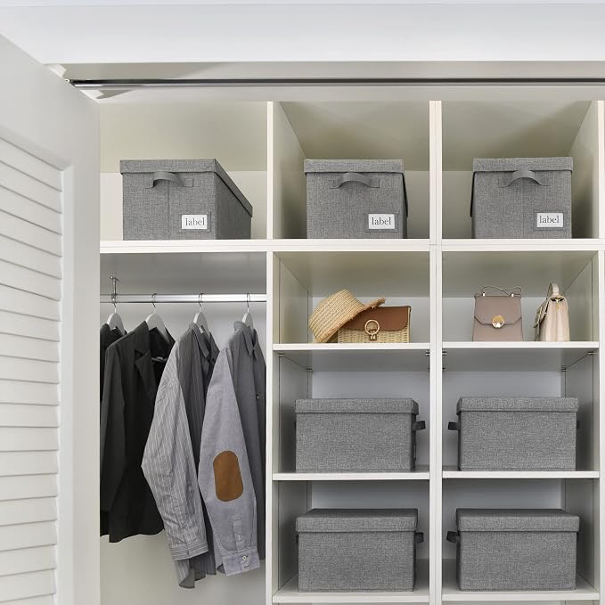 GRANNY SAYS Storage Bins with Lids, Linen Closet Organizers and Storage Baskets - Image 6