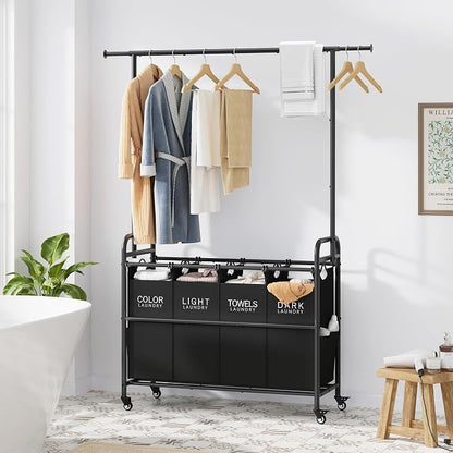 Tajsoon Laundry Sorter Cart - Image 8