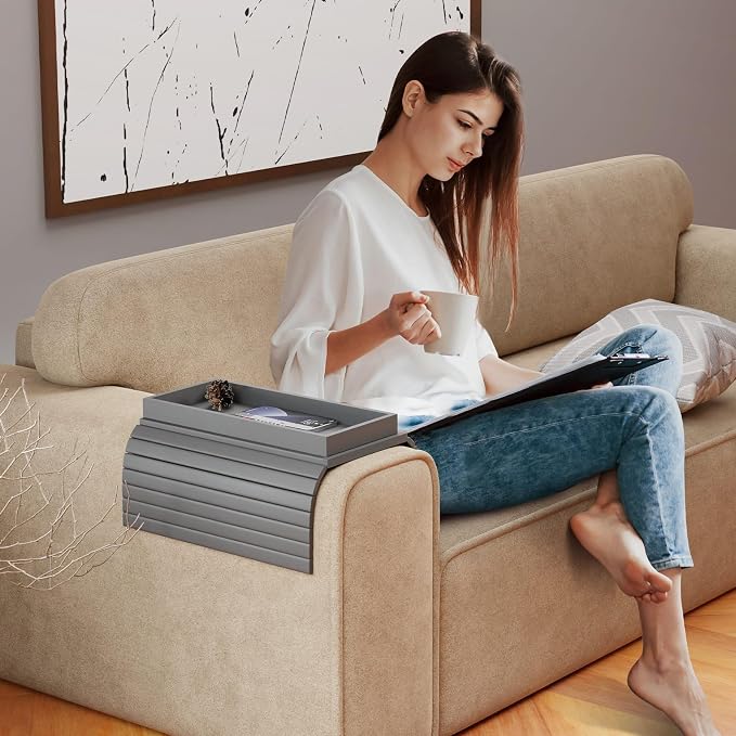 Sofa Armrest Tray Table for Couch - Image 5