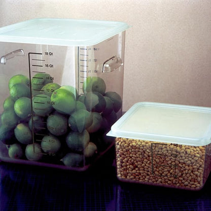 Rubbermaid Commercial Products, Space Saving Square Food Storage Container - Image 6