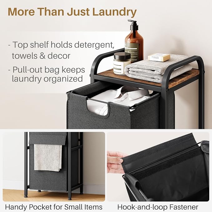 Kitstorack Laundry Hamper, Laundry Basket, Laundry Sorter - Image 5