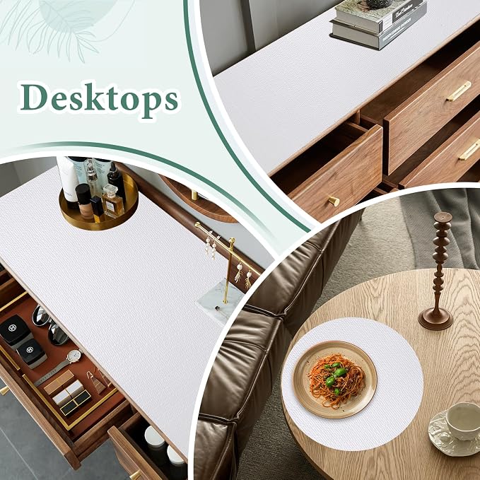 Drawer and Shelf Liner for Kitchen Cabinet: 17 in X 30 Ft Non Slip Waterproof - Image 7
