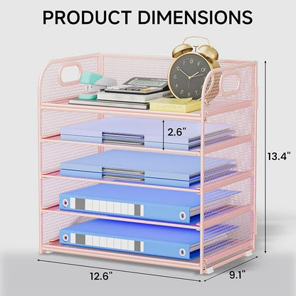 5-Tier Stackable Paper Organizer - Image 2