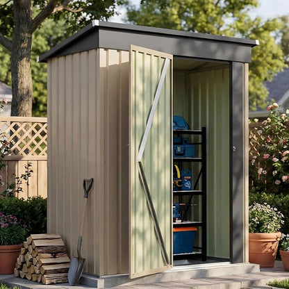 Patiowell 5x3 FT Outdoor Storage Shed by Patiowell