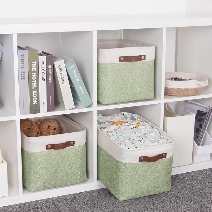 HNZIGE Storage Basket for Organizing Clothes Decorative Storage Bins for - Image 4