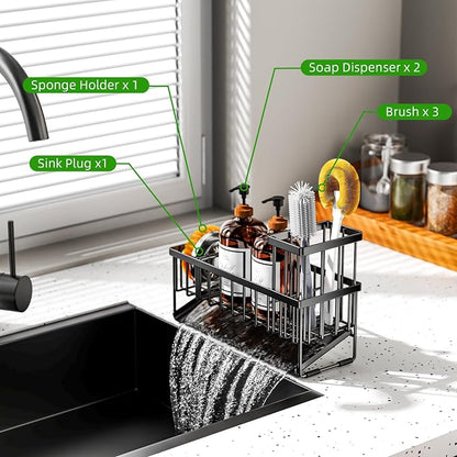 Cisily Extra Large Kitchen Sink Caddy Organzier - Image 5