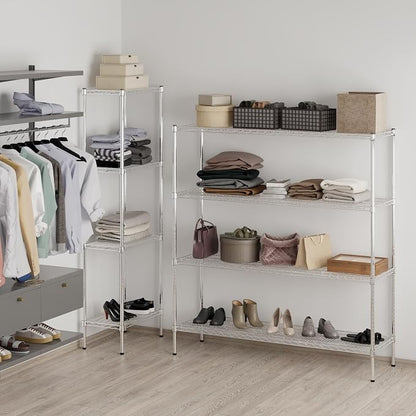 18" Deep x 60" Wide x 64" Height Wire Shelving Kit | 4-Tier | NSF Commercial - Image 7
