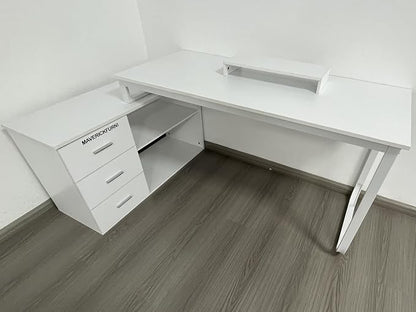 55 Inch Reversible L Shaped Desk - Image 9