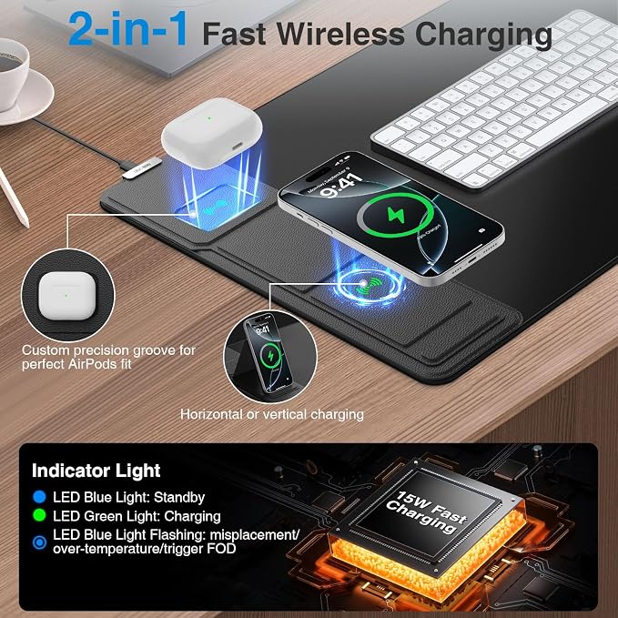 Wireless Charging Mouse Pad - Image 2