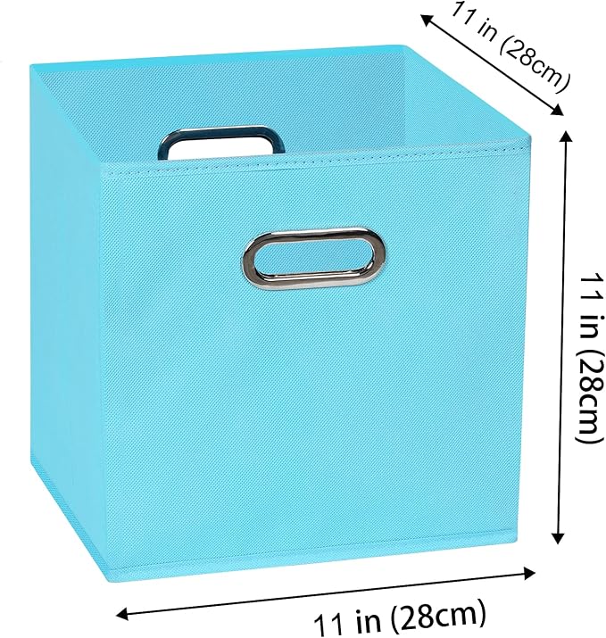 Yunkeeeper storage bins Cubes, Fabric Cube Organizer - Image 2