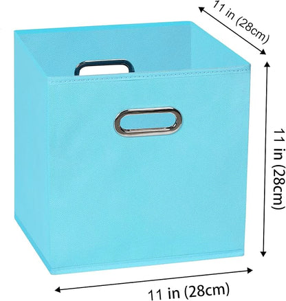Yunkeeeper storage bins Cubes, Fabric Cube Organizer - Image 2