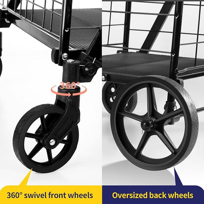 BIEAMA Folding Shopping Cart - Image 6