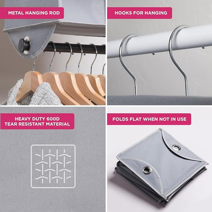 HOLDN’ STORAGE Hanging Closet Organizer - Image 8