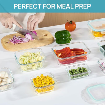 Vtopmart 8 Pack Glass Food Storage Containers - Image 6