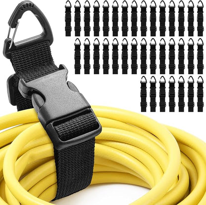 36 Pack 17 Inch Adjustable Extension Cord Holder Organizer by Wowangce
