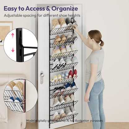 SWTYMIKI Over the Door Shoe Organizer - Image 6