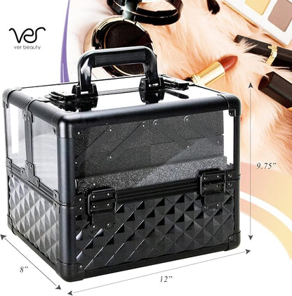 Ver Beauty Armored Acrylic Cosmetic Case Organizer Train Makeup Case - Image 3