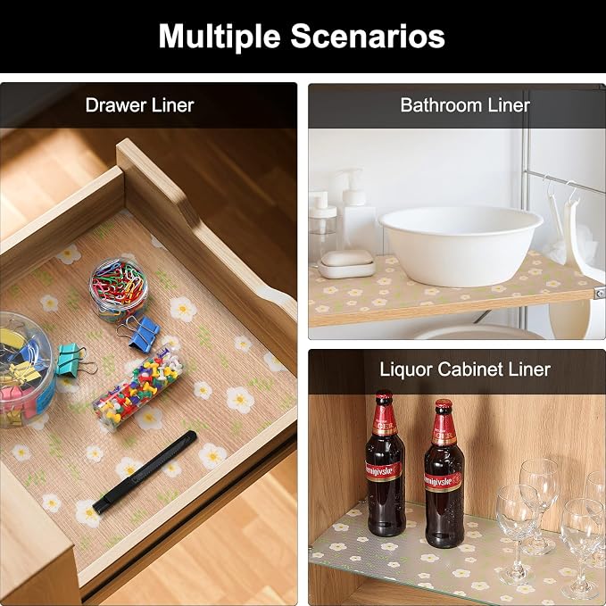 Cooyes Shelf Liner – Premium Non-Adhesive Cabinet & Drawer Liner - Image 7