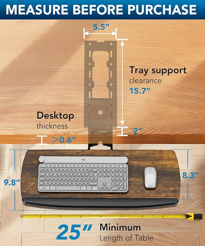 AX WABER Keyboard Tray Under Desk - Image 3