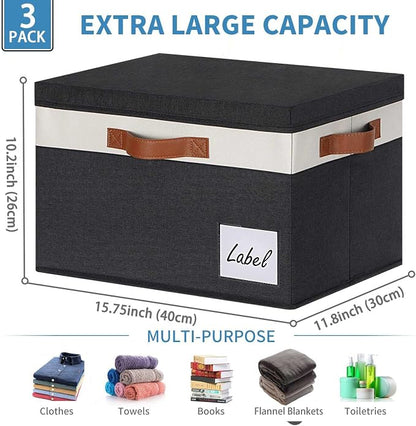 GhvyenntteS Extra Large Storage Bins - Image 3