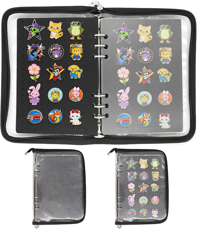 Enamel Pin Display Book by Unknown