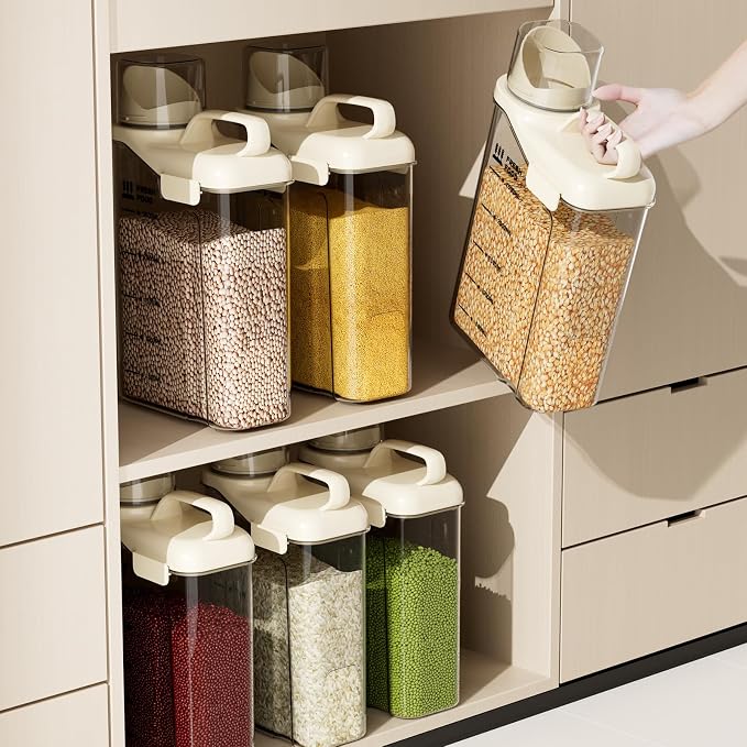 Rice Storage Container 5.5LBS-Airtight Food Storage Organizers BPA free Kitchen - Image 8