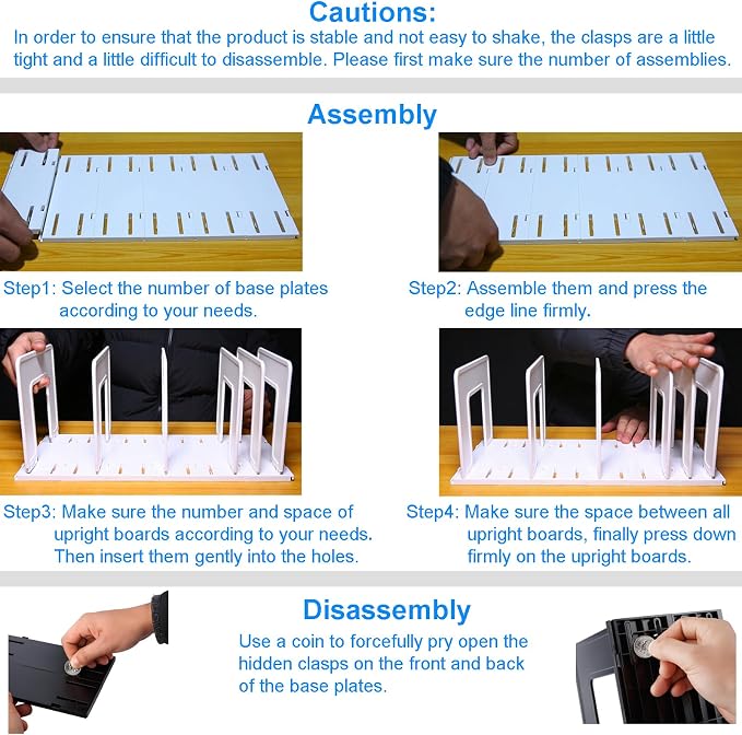 6 Pieces Upright Boards, Accessory Parts of Expandable File Folder Holder - Image 6