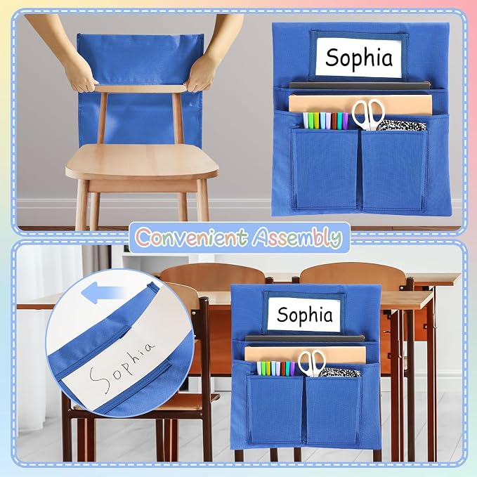 gisgfim 24 Pcs Small Chair Pockets - Image 5