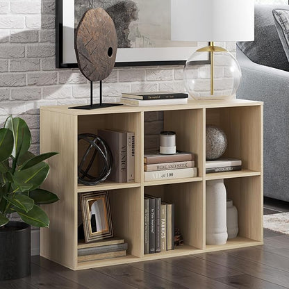 Signature Design by Ashley Piperton 3-Tier Floor Standing 6 Cube Organizer - Image 2