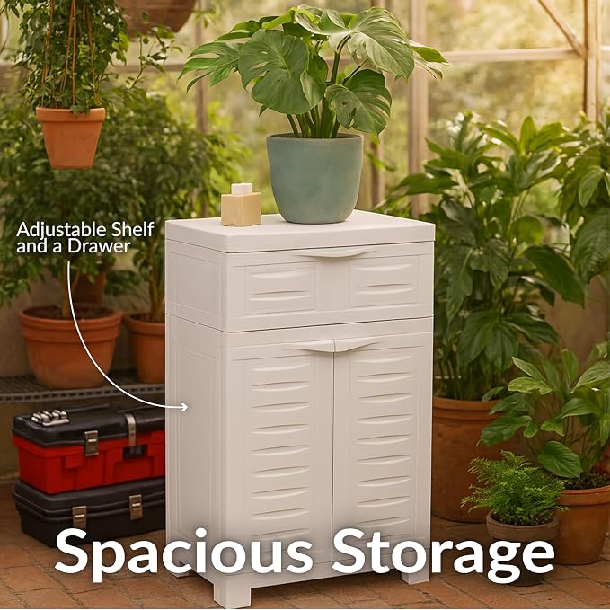 Sunnydaze 34.5" Garage Storage Cabinet - Image 4