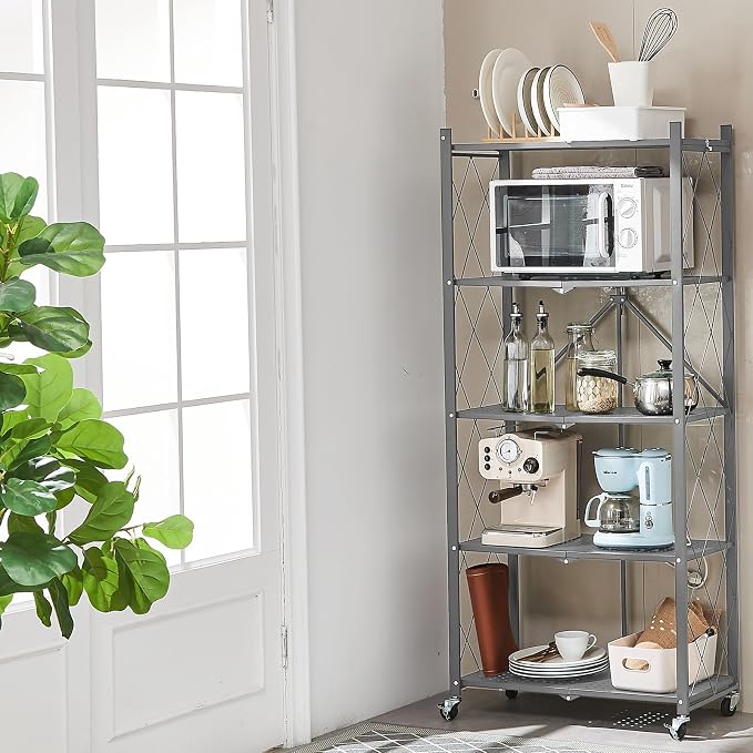 BRIAN & DANY 5-Tier Foldable Storage Shelves - Image 8