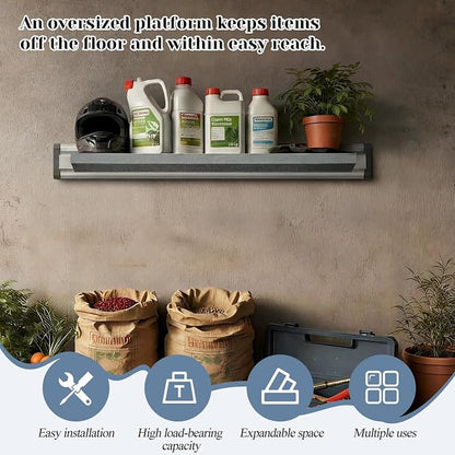 DoubleFill 1 Pack 30 x 12 Inches Heavy Duty Solid Shelf - Image 4